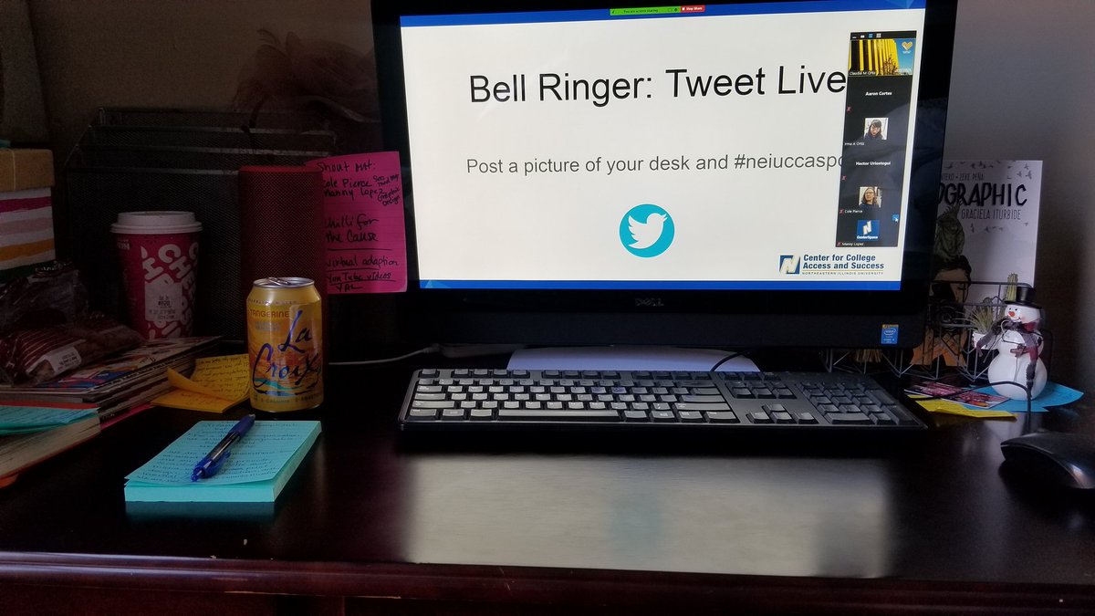 ClaudiaNEIUCCAS's tweet photo. Let's do this #neiuccaspd We have a fun presentation this morning. @CCAS_NEIU #orgulloneiuccas #neiuccaspride https://t.co/ioisekNR49