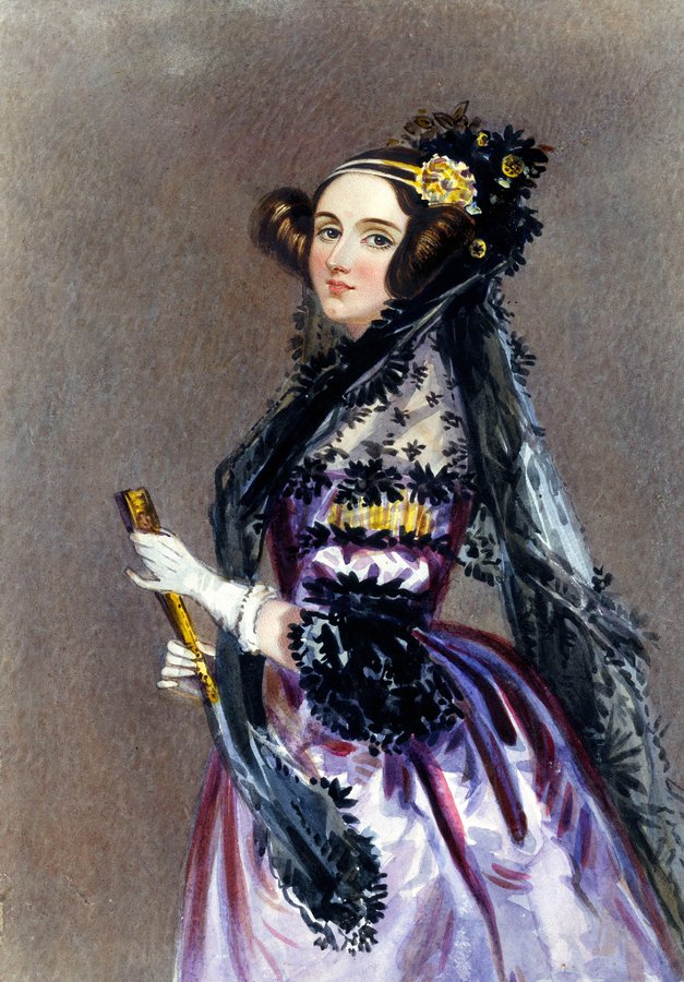 Happy 205th birthday to Ada Lovelace, Poetical Scientist and the first computer programmer.Portrait: Attributed to Alfred Edward Chalon