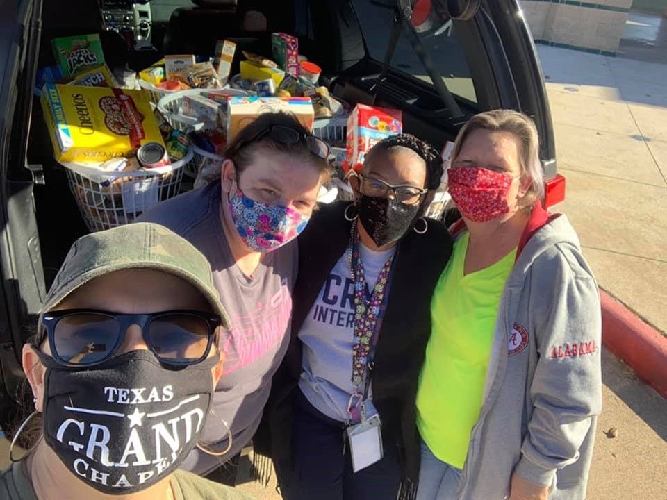 TXBMissions's tweet photo. Texas Grand Chapel - Conroe says, “Amazing month at Texas Grand Chapel.”
.
This church start was able to give out 25 baskets of food to the intermediate school for families who would not be able to have Thanksgiving without these food items. What a blessing!
.
#churchstarting https://t.co/qVB3o2Ym9y