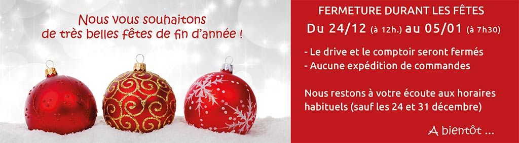 Nos horaires de fin d'année ! Passez de très belles fêtes et rendez-vous en #2021 !