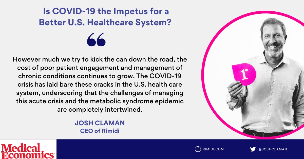 Jointherimidi's tweet photo. On the 4th day of #TimeforBetter, we recall our CEO @JoshClaman's words early in the #COVID crisis in @MedEconomics.   

You can read the full article here: https://t.co/vseKEr0df5 https://t.co/iuAEH9Wj5y