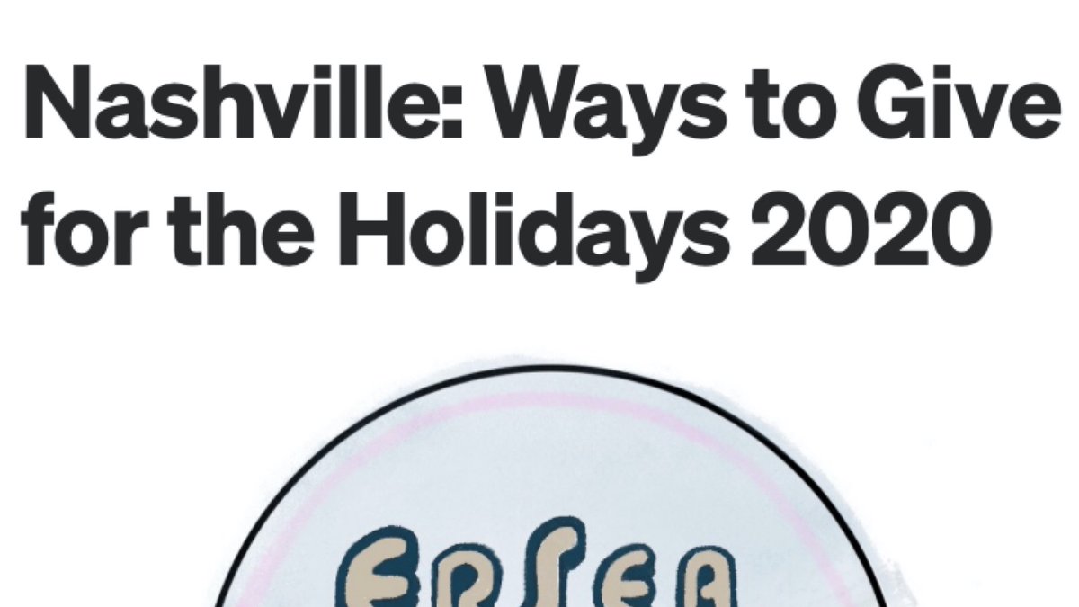 For those looking for ways to give back this season in #Nashville 🎁🕎🔔🧭💝🎄 
Check out this list of some of our favorite organizations:      
🔗-> bit.ly/342WHjp