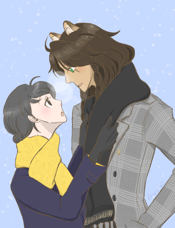※顔あり監督生♀ ※監♀レオ
久しぶりにこのテンプレを見かけたので描いてみたかった 