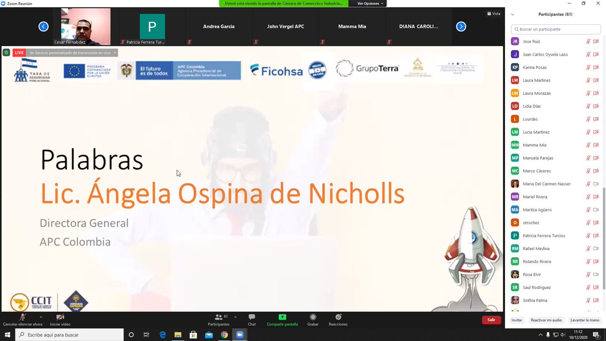 proyectoedem's tweet photo. #FelizJueves Hoy desde @APCColombia acompañamos el evento de premiación a emprendedores de la segunda fase del Modelo Integral de Servicios Empresariales - MISE organizado por la @ccithn #CooperaciónTriangular #Emprendimiento #MISE #ProyectoEDEM https://t.co/79GXA3lBM4