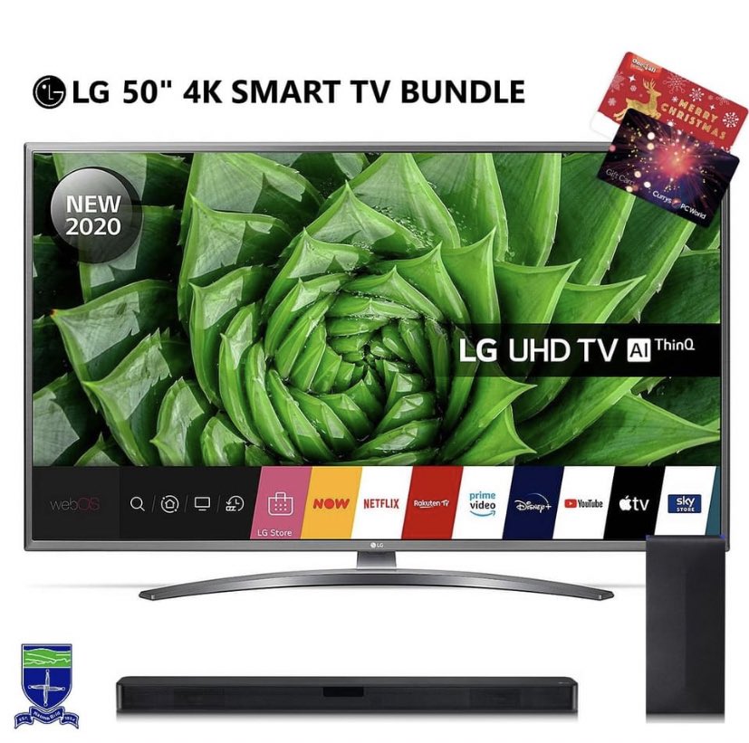 Would you like to win this LG 50" 4K SMART TV bundle worth over €1000 for Christmas ? There are only 100 tickets available and when they are gone we will draw the lucky winner live. stbrigidsgaacompetition.com/tvbundle