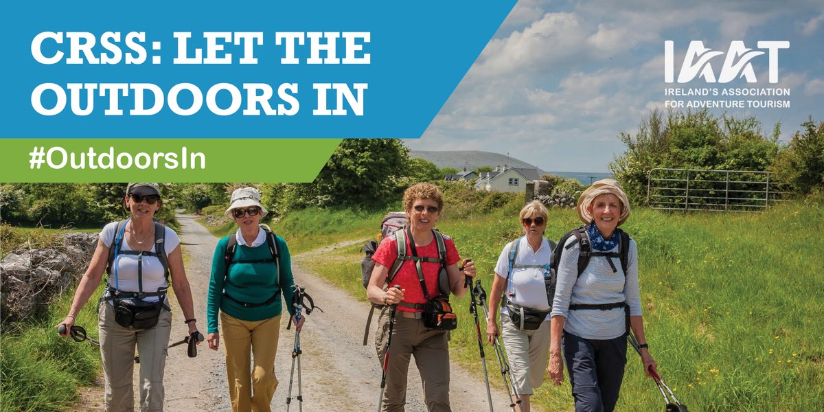 GET THE OUTDOORS IN!
We are today calling on the Government to include ALL outdoor activity sector businesses in the CRSS. These are the businesses that can lead the tourism recovery in 2021! #OutdoorsIn 

Full statement here ➡️ iaat.ie/crss-let-the-o…