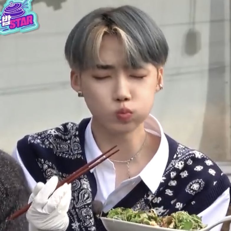 its always him and food