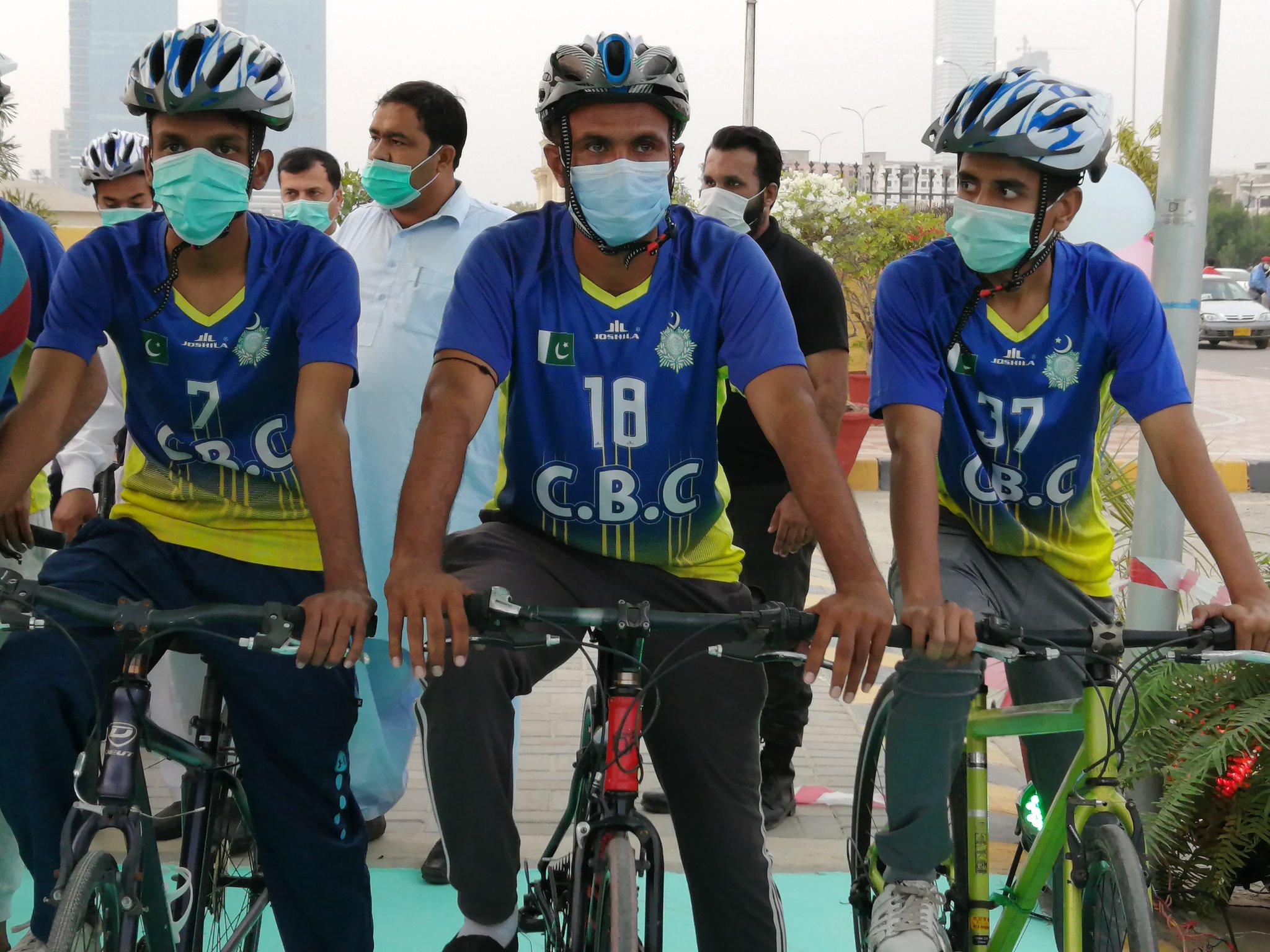 Cycling track inaugurated at Karachi's Sea View