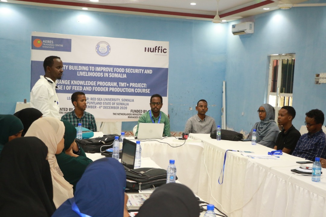 ahmedsaid_moh's tweet image. We officially closed two weeks training on animal feed and fodder production in Garowe, Somalia. The programme is an #OrangeKnowledge program funded by @DutchMFA through @NufficGD. @CursusDier and @RSUsomalia organized the event as training provider and lead partner respectively.