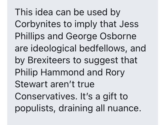 You know what else was a gift to populists? A totally unforced howler, voluntarily and repeatedly emphasised by Phillips herself?
