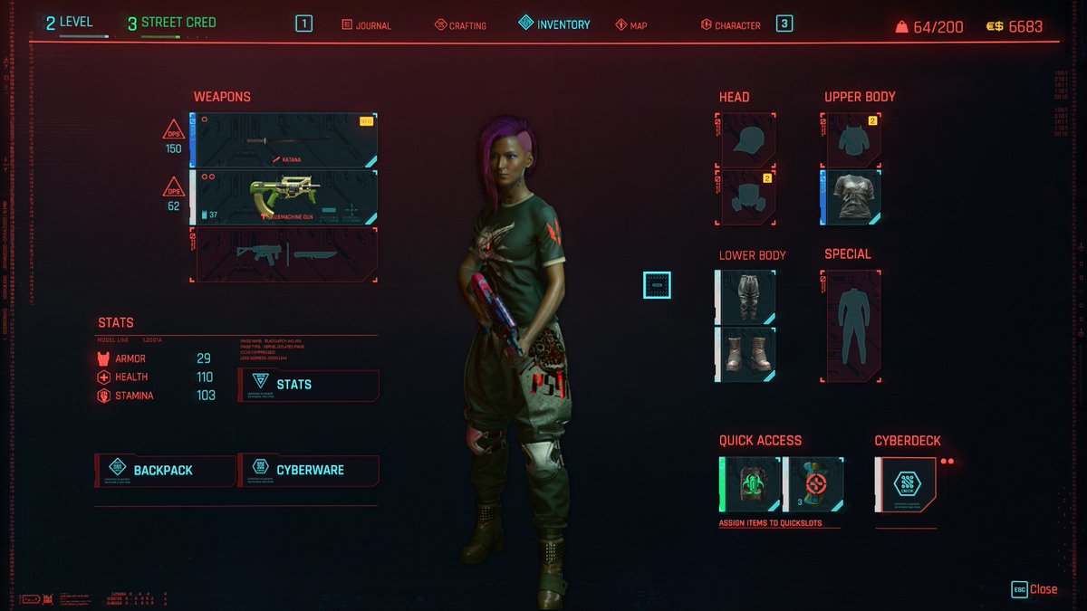 My character so far I like it  reminds me of recent Deus Ex games #Cyberpunk2077 #Cyberpunk