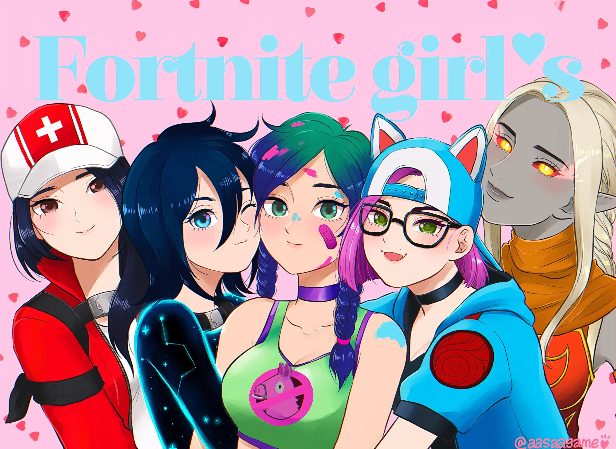 アーサー👑 X:ssä: ”Fortnite girl's 💕 レメディVSトクシン,アストラ