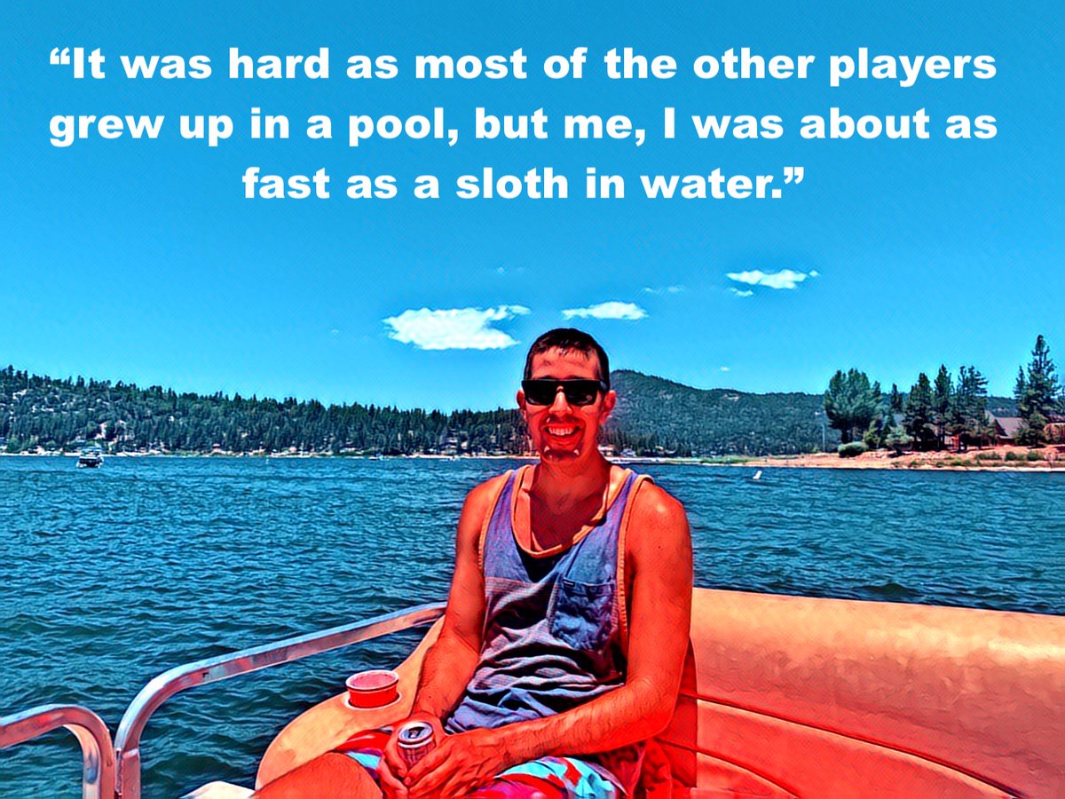 Find out if this underdog, Bruce O'Dea, is able to hold his own when it comes to playing against other high schools in Cupid’s Arrow, the podcast.  Link in bio.  

#waterpolo #underdog #highschool #teen #athlete #bigbear #keepclimbing #podcast #lgbtpodcast #gayathlete #gay #LGBT