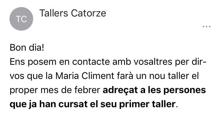 BarbaraAguilo's tweet photo. Es missatge que no sabia que necessitava. Gràcies, @_MariaCliment! 🤗💚 #apuntada https://t.co/ooFu7FsLGg