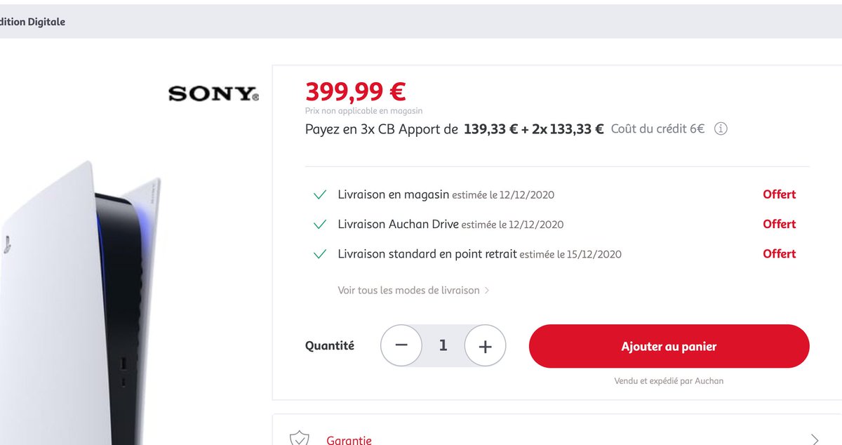 stockbacklive's tweet photo. Hier, Le stock de #ps5 digitale est resté 4min en #France
Notre bot a gagné ! 2 personnes ont réussi a en avoir une!
#laquestionelleestviterepondue
#ps5 #ps5stock #ps5restocks #playstation5 #ps5france #playstation5france #PlayStation5stock #playstationweek #PlayStation5 https://t.co/BhcBQ94lIo