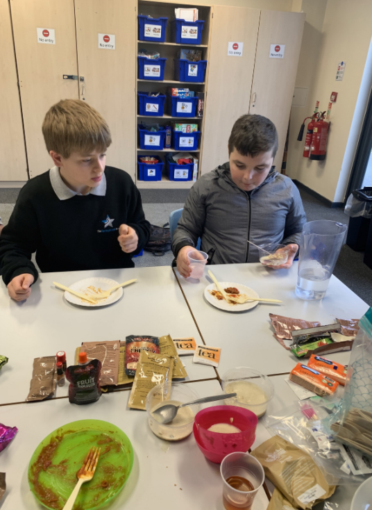 SpringfieldsAcd's tweet photo. Today Hazel Class celebrated VE Day. 
We tried some soldier ration packs. Some things we liked and some things we did not!

Come and be part of our team- we're recruiting! 

https://t.co/x8aIb7lyex https://t.co/pKffXKKQ61