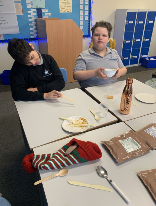 SpringfieldsAcd's tweet photo. Today Hazel Class celebrated VE Day. 
We tried some soldier ration packs. Some things we liked and some things we did not!

Come and be part of our team- we're recruiting! 

https://t.co/x8aIb7lyex https://t.co/pKffXKKQ61