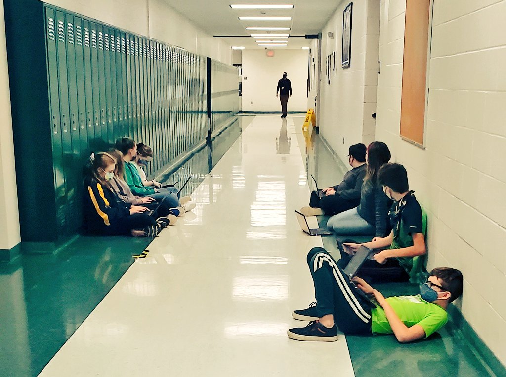 MWCSDTweets's tweet image. Yesterday, I turned the corner in the hall @MwMiddle and had no clue there was kids there because they were so engaged in social studies! Well, until Mr. Beach turned the corner too. Anyways, great job kids, keep up the good work!