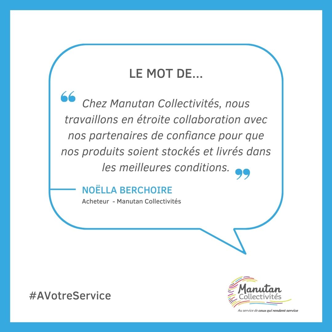 Manutan_Coll's tweet photo. [🎤LE MOT DE] : Chez Manutan Collectivités, nous travaillons en étroite collaboration avec nos partenaires de confiance pour nos produits soient stockés et livrés dans les meilleures conditions.
➡️ https://t.co/m8TbuyNBmh 
 #AVotreService #lemotde https://t.co/2VVuwAFfom