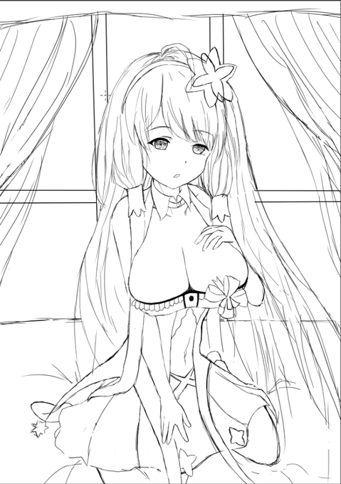 ある程度ラフができてきました😆 