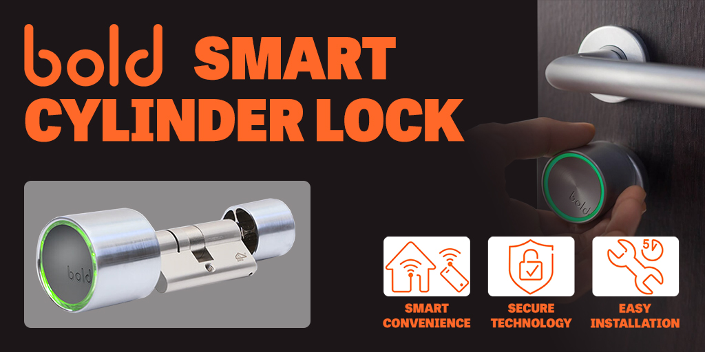 The Bold - Smart Home Security Cylinder Lock allows remote access control via their phone app for your home or rental properties. 

View product here: ow.ly/No1H50CuD17

Now including Smart and Secure's technical support service
#smarthome #smartsecurity <a href="/BoldSmartLock/">Bold</a>