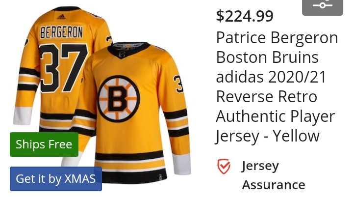 patrice bergeron reverse retro jersey