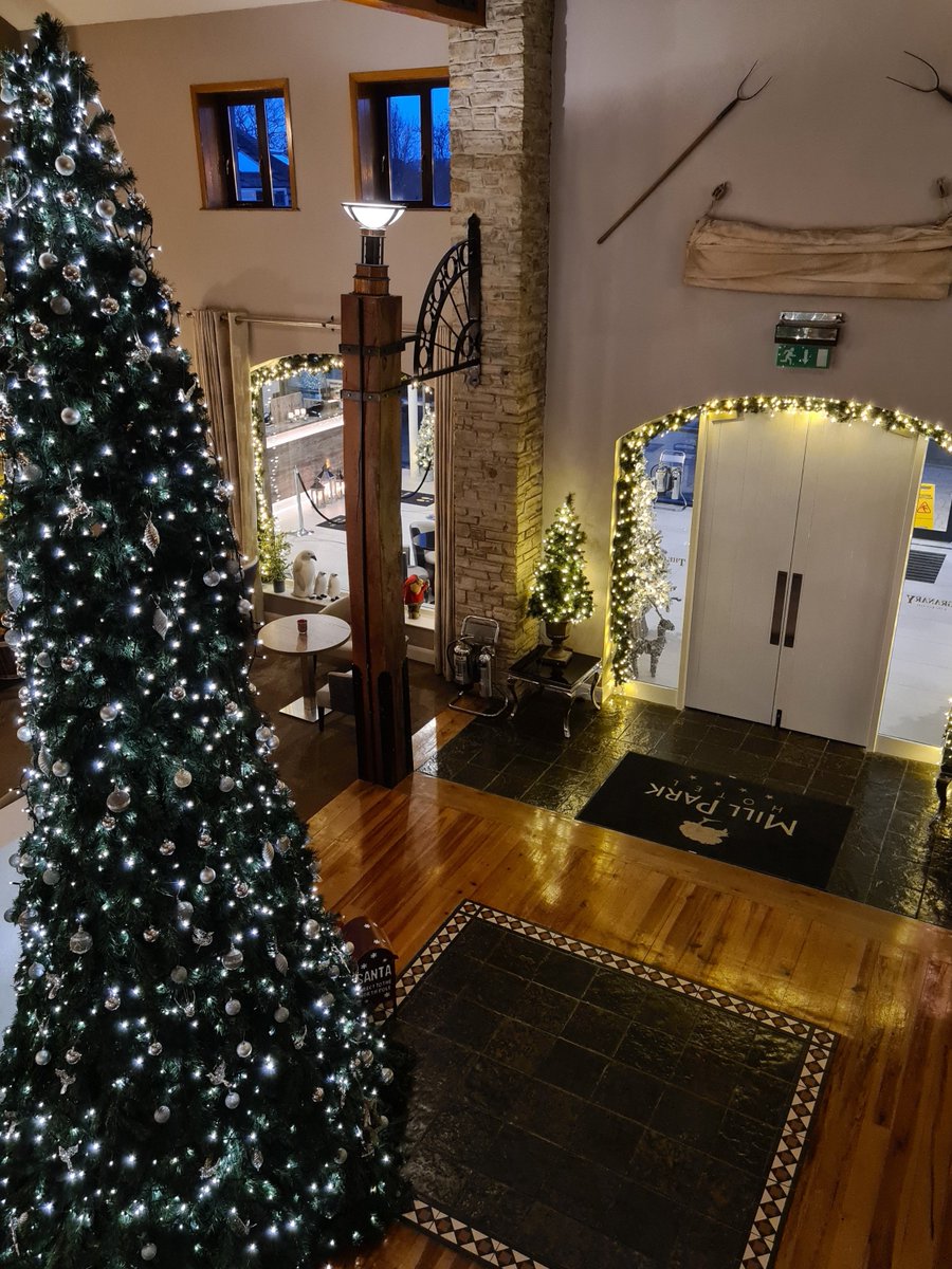 Felling very festive this afternoon in the Mill Park Hotel. #itsbeginningtolookalotlikechristmas #OriginalIrishThursdays #feelingfestive