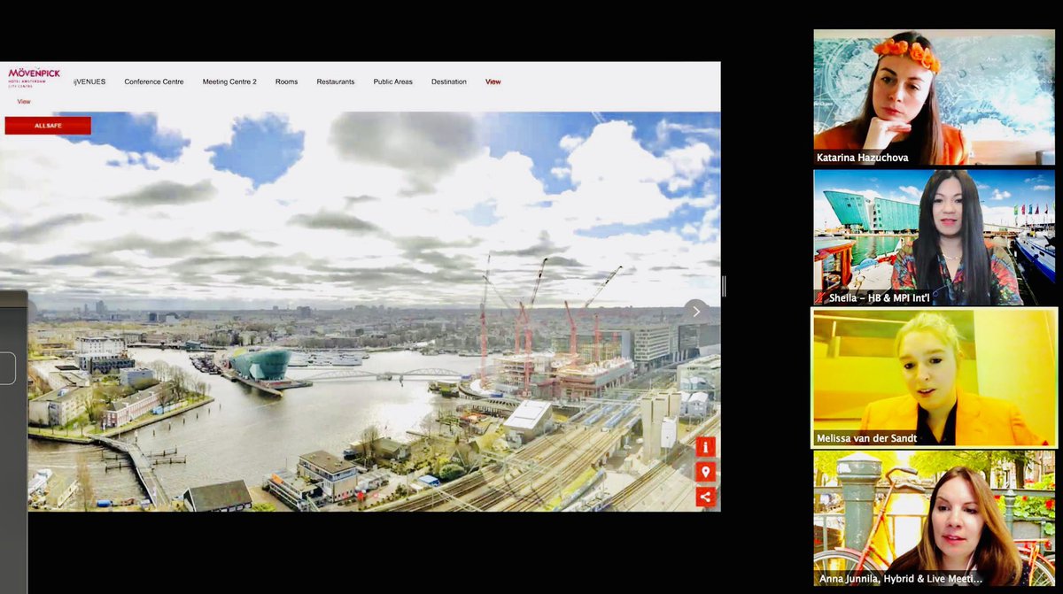 mshelsinki's tweet photo. From a riverside hotel with spectacular views over city and river, LIVE virtual site visit of #Accor #Netherlands @movenpickhotels @movenpick_amsterdam
Hosted by #Eventprofs at #IBTMWorld Mövenpick Hotels “Green Globe-certified hotel company in the world.” #visualizervisit https://t.co/cRUK0602fB