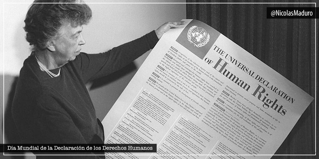 En el Día de los Derechos Humanos, Venezuela reitera su firme disposición de hacer cumplir los derechos básicos de nuestro pueblo. A pesar de las dificultades, seguiremos profundizando los programas sociales para garantizar la Patria de inclusión e igualdad para todas y todos.