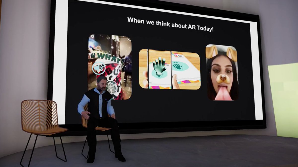 GetSocialVR's tweet image. 🎙️📸 how do we turn AR into great business opportunities cc: @EdmondMaurin @minsarstudio &quot;in order to make great creations, you need a cross-platform solution.&quot; #nocode focus makes creation &amp;amp; storytelling easy #VirtualityExperience #ARbusiness