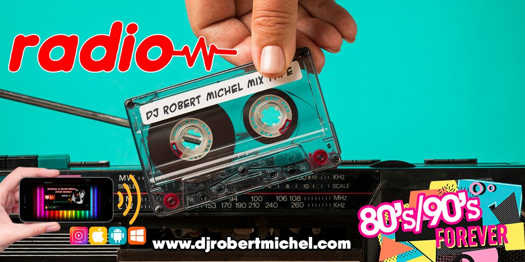 #Radio #OnAir #Online #80s #90s #2k #Mix #Mixes #Hits #Retro #Remember #Pop #Dance #ItaloDisco #NewWave #Techno #AcidHouse  
Más Mezclas De Tu Generación 24/7 #ElDiscoEsCultura  

djrobertmichel.com
