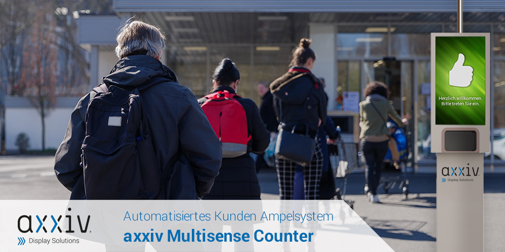 LittlebitTech's tweet image. Im Kampf gegen COVID-19 müssen Detailhändler erneut die Personenanzahl in ihren Ladenlokalen beschränken. Der axxiv Multisense Counter entlastet bei der Beschränkung der Anzahl Personen im Laden.  

Mehr erfahren: axxiv.ch/digital-signag… 

#axxiv
#digitalsignage
#display