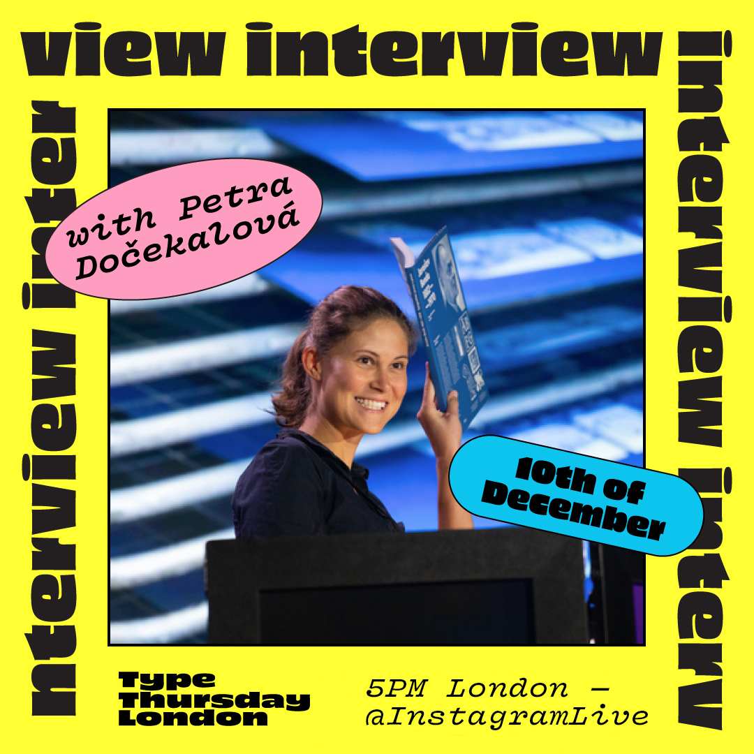 *Time update* Tonight at 5pm UK! Interview with <a href="/docekalovapetra/">Petra Docekalova</a>  about her new book, Jaroslav Benda. Tune in for a behind the scenes look!

At 5:45pm UK, the interview continues with Petra and @typethursdaynyc on their December event! 🌟