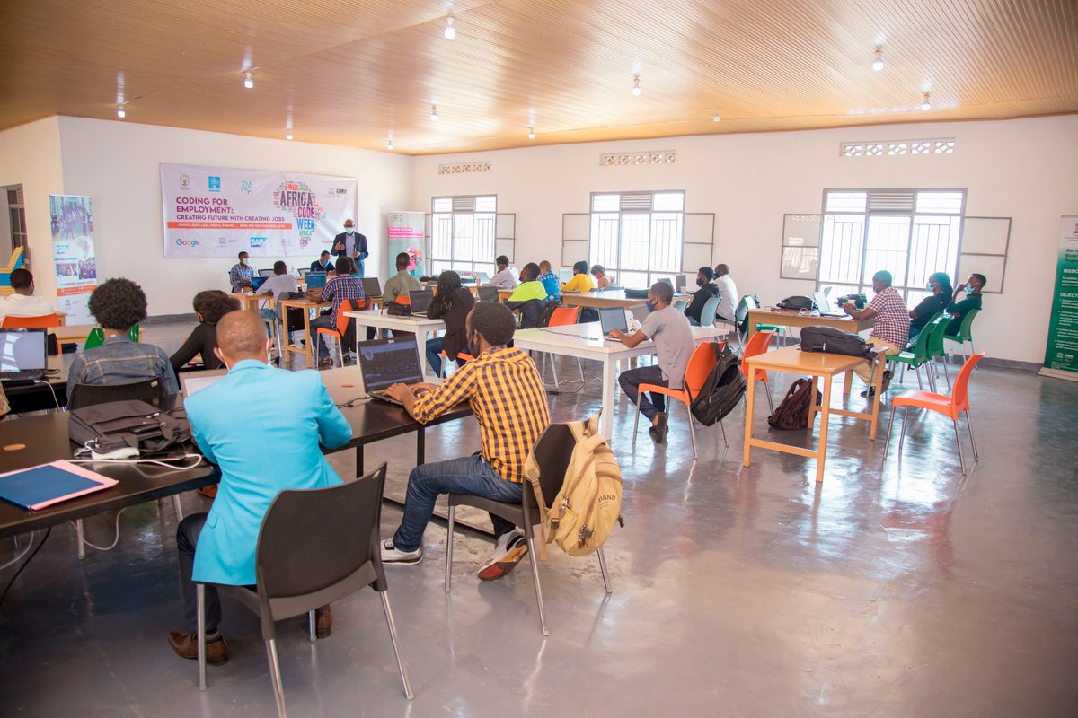 UNESCO_rwanda's tweet photo. '' We're pleased to train young innovators on #digital & #coding skills to bring IT solution to the community'' said @AlbertMutesa, SG @cnru2020 during launch of #AfricaCodeWeek #ACW2020 in Rwanda.
@AfricaCodeWeek @ClaireGillissen @NSENGIYUMVAAlbe @ADEAnet
@UnescoEast https://t.co/pznWzCv1fS