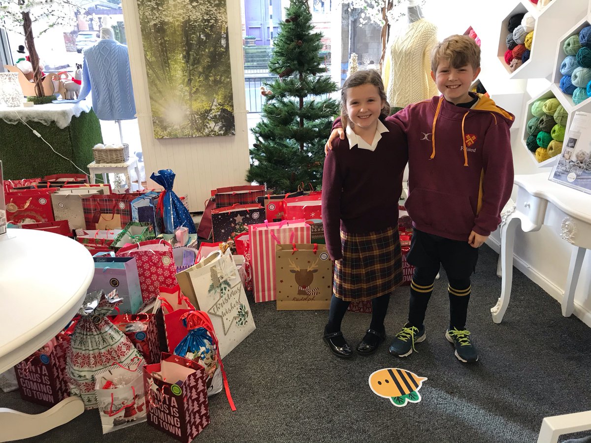 felstedprep's tweet photo. Lilia and Bobby spent a morning supporting  ‘United in Kind’, a local charity that are creating Secret Santa packs to give to local vulnerable and socially isolated people who may be alone over Christmas @UnitedInKind @HeadFelsted @felstedprep @HeadFelstedPrep #felsteddifference https://t.co/XT0BaRJB6s