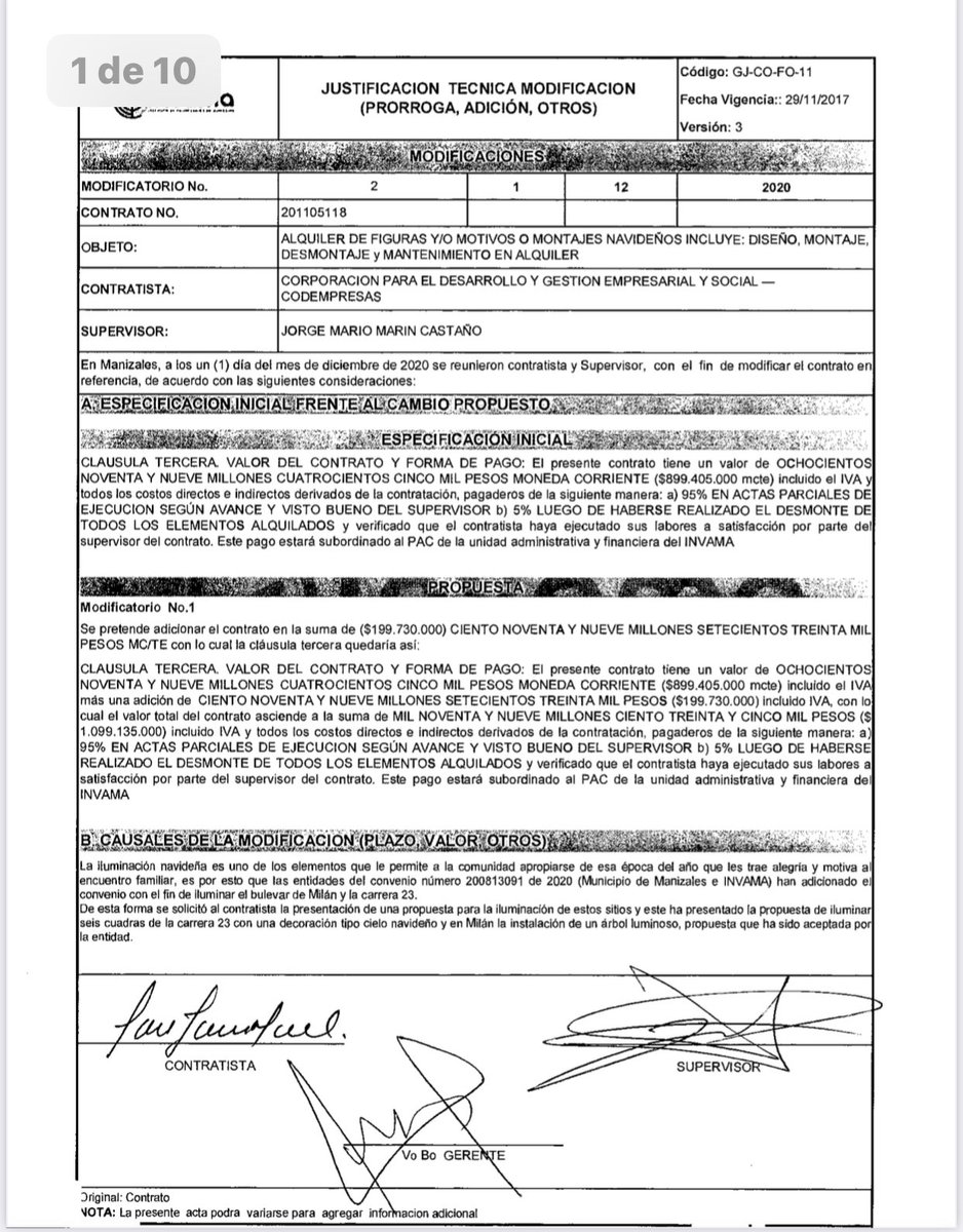 Cesar_diza's tweet photo. @ReynaldoZapat16 @Adrivillegas Estaban esperando la adición del contrato de #AlumbradoPúblico para prenderlo 🙈🙈. Es decir, licitación Con un solo oferente y adiciones amañadas. #Conclusión @jjgranada2 y #Chec no se prestaban para eso. Por eso no servía. @lapatriacom @reinelllano @caracolcaldas @CGMManizales https://t.co/NNCpQLJYMY