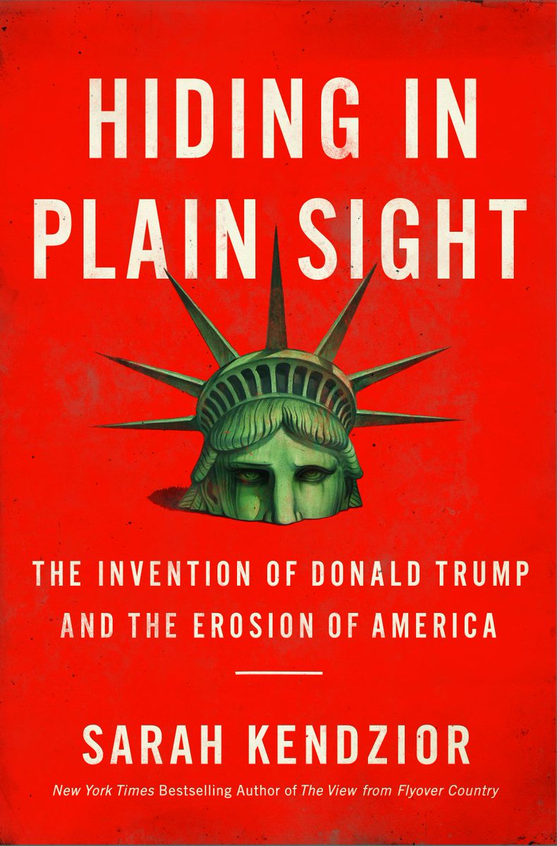 sarahkendzior's tweet image. "Crime committed brazenly is over time redefined as something other than crime. It is entertainment, and then it is autocracy, and then it is too late." -- HIDING IN PLAIN SIGHT 
hidinginplainsightbook.com