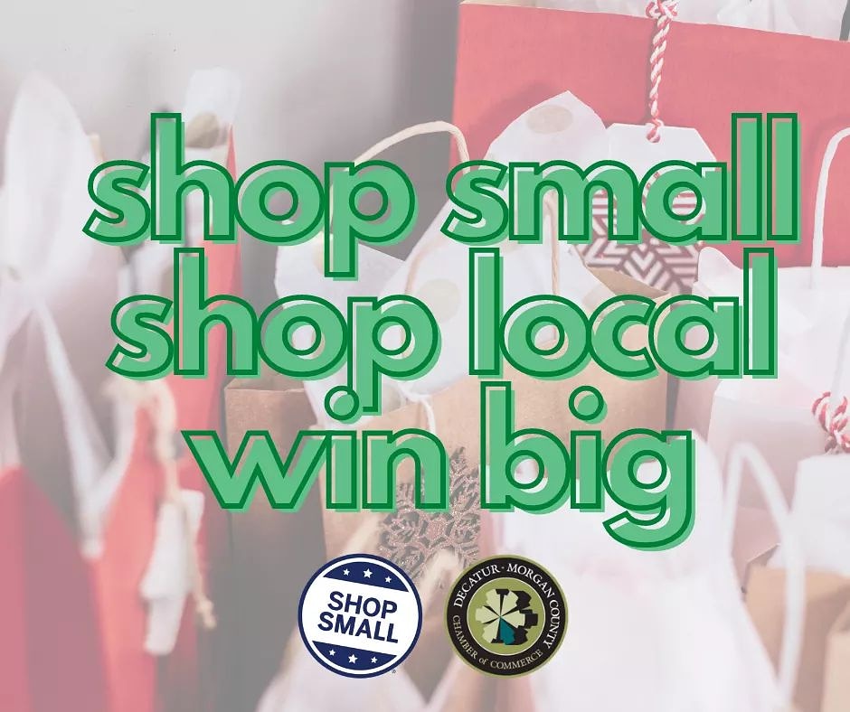 Just another reason to shop local in Downtown Decatur!🛍

Be sure to enter the Decatur-Morgan County Chamber of Commerce's "Shop Small, Shop Local" giveaway promotion this holiday season hosted by the <a href="/DMCChamber/">Decatur-Morgan County Chamber of Commerce</a>.
facebook.com/108543467740/p…

#ShopLocal #VisitDecaturAL#WearAMask