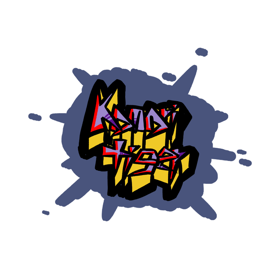 こもりたいがさんの Komori Tiger のグラフィティです ひきこもりた ちゃぷりーぬのイラスト