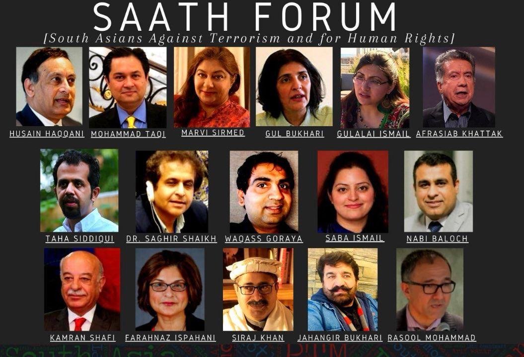 Hussain Haqqani who is the member of SAATH Forum, has been mentioned by  @DisinfoEU report. Many other SAATH forum members have also been involved if we dig a bit deeper.