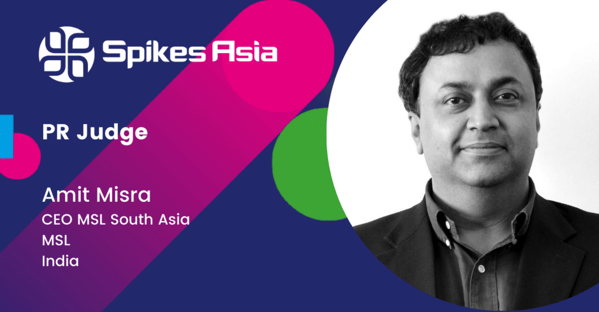 MSLGROUP_India's tweet image. Congratulations to Amit on being appointed as a jury member of the prestigious Spikes Asia 2021.

#SpikesAsia #SpikesAwards #MSLIndia