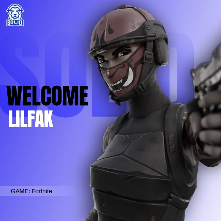 SolidGamingg's tweet photo. Let's welcome Lilfak 🦁💙 https://t.co/jJEpZb2Yoq
