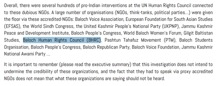 Among organizations that benefit from the whole network is so-called "Balochistan Human Rights Council (BHRC)". SAATH forum members Taha Siddiqui and Ahmed Waqas Goraya recently addressed one of their Webinars.