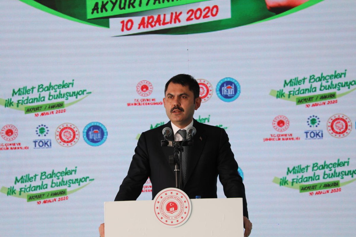 Toki_Kurumsal's tweet photo. Çevre ve Şehircilik Bakanımız Sn. @murat_kurum ve TOKİ Başkanımız Ömer Bulut'un katılımlarıyla Ankara Akyurt Millet Bahçemiz ilk fidanıyla buluştu. https://t.co/IO8Wg142db