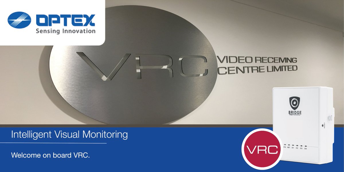 neil_optex's tweet photo. We would like to welcome on board @VRCUK 

Now ready to take you Bridge connections.

Want to know more on how the Bridge can help you? https://t.co/E3xhsIRzR7

#CCTV #monitoringsolutions #visualverification https://t.co/ZfmXH7PSgp