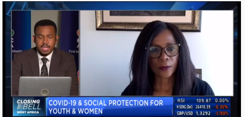 ahunnaeziakonwa's tweet photo. Today is the final day of the #2020VirtualAEC! I am now speaking with @cnbcafrica about #COVID's impact on women and youth, along with the opportunities for digital innovations to address inequalities.
Watch live here: https://t.co/XUceo2KPJb https://t.co/KV5aoLySDV