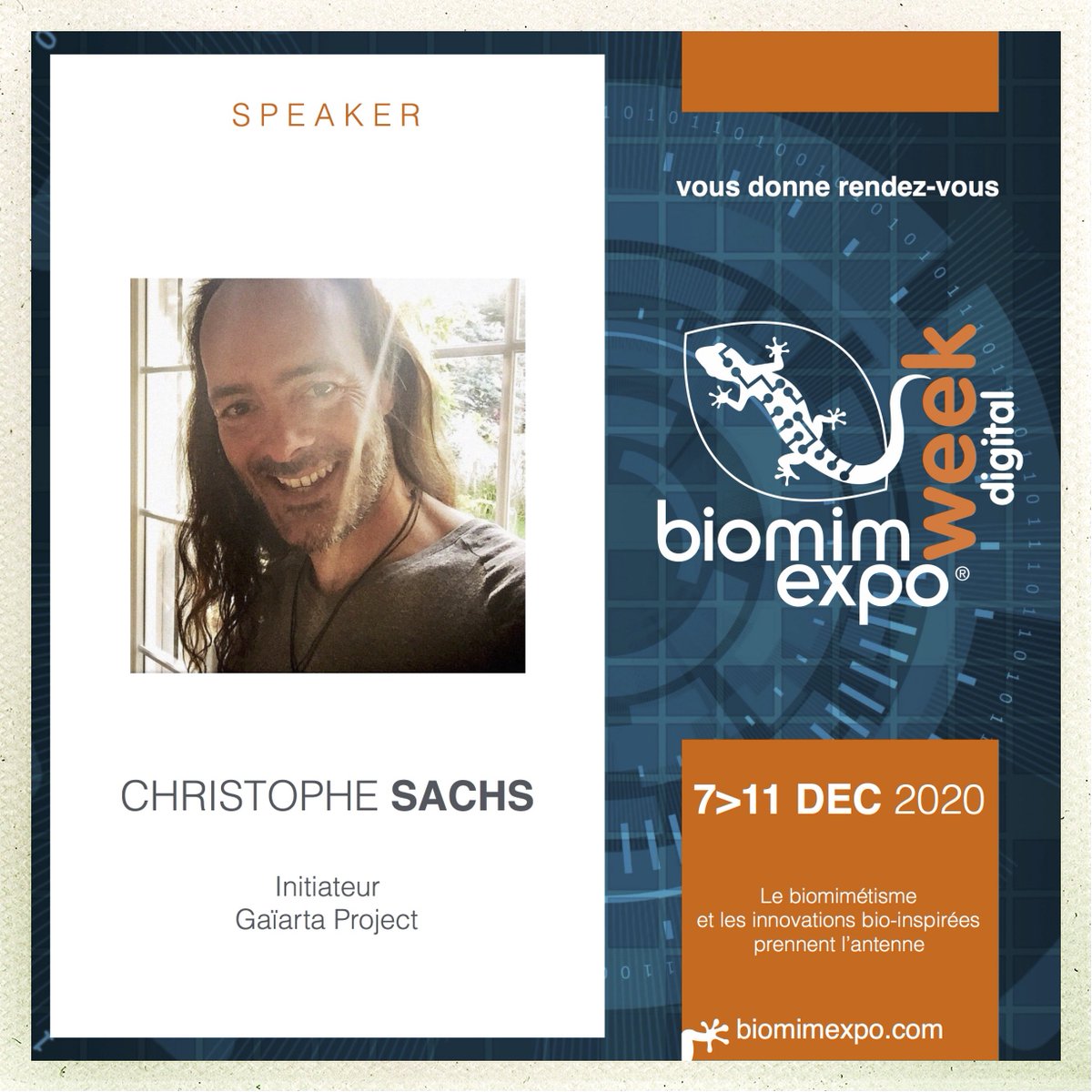 gaiarta's tweet photo. Le capitaine du Chandeleur sera speaker demain lors de la Biomim'Week ! Nous parlerons d'économie régénérative, de #cocréation, de #biodiversité et d'#espoir d'un monde #durable !

Ça se passe demain à 14h30 sur https://t.co/TQOHW0Ck1q
On vous y attends ! https://t.co/ED2JnyKJg9