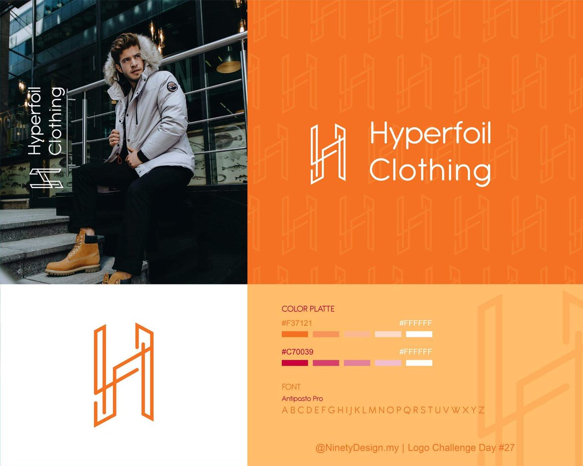 DesignNinety's tweet photo. Our Thirty-Day Logo Design Challenge - #Day27
我们30天的商标设计挑战 - #第27天

Challenge from @LogoCoreLLC
挑战来自 @LogoCoreLLC

#logoCore #logochallenge #logochallenge30days #logodesign #logocore #HyperfoilClothing #商标挑战 #30天商标挑战 #商标设计 https://t.co/SMgUdg8De9