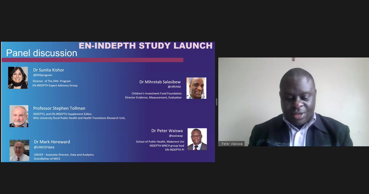 MakSPH's tweet photo. @waiswap: "This work has been important and I would like to thank @CIIFChild for funding it because it has been able to embed nine PhDs from Africa and Asia." #EN_INDEPTH Conversation here https://t.co/TdD6aH05Nf https://t.co/2Cm9NgppIJ