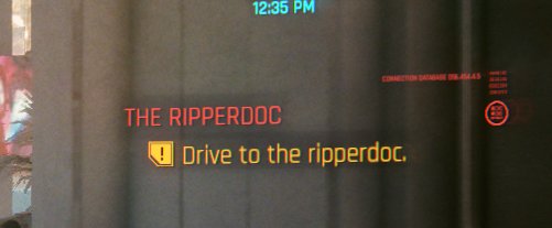 "But I don't want to go to the ripperdoc! Honestly, I promise to brush my teeth every day."